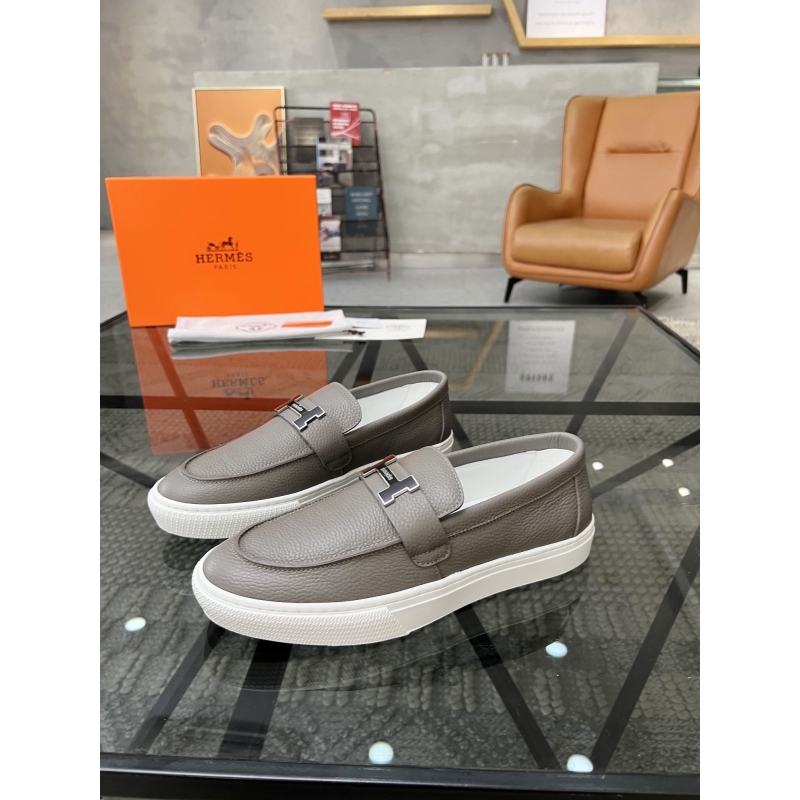 H**mes leather shoes